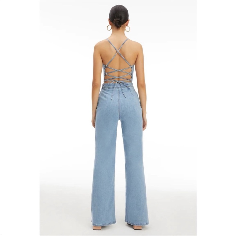 Good American Denim Jumpsuit
